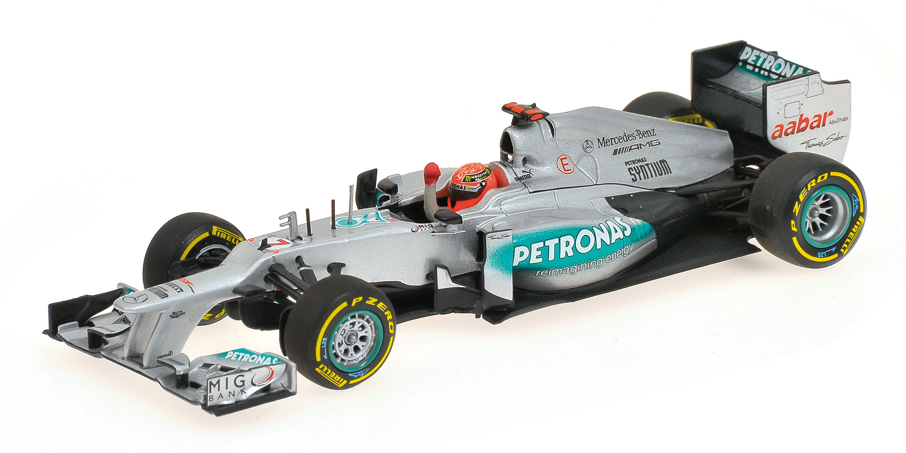 MERCEDES AMG PETRONAS F1 TEAM W03 - MICHAEL SCHUMACHER - 3RD PLACE EUROPEAN GP 2012