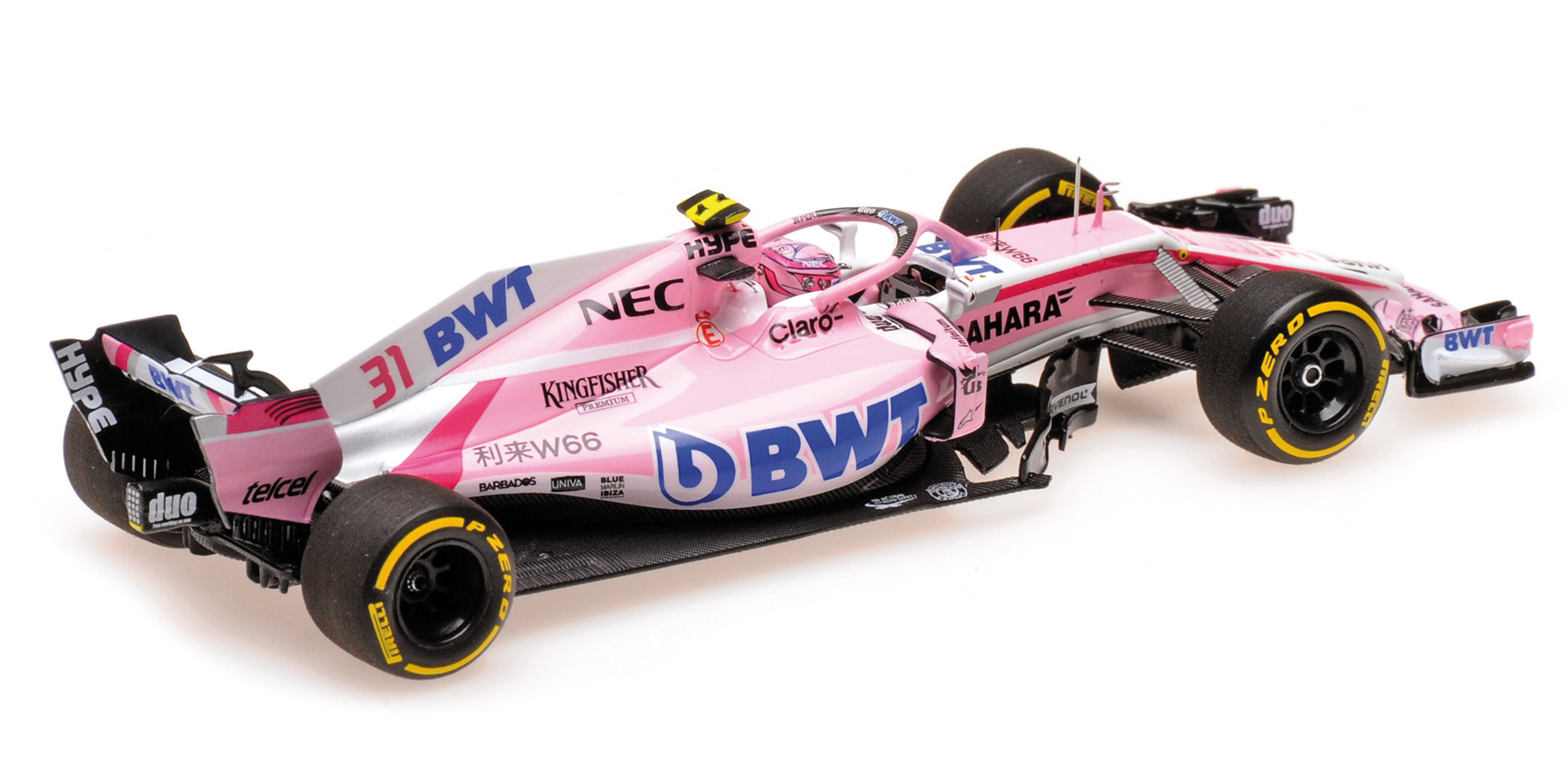 SAHARA FORCE INDIA F1 TEAM - ESTEBAN OCON - SHOWCAR 2018