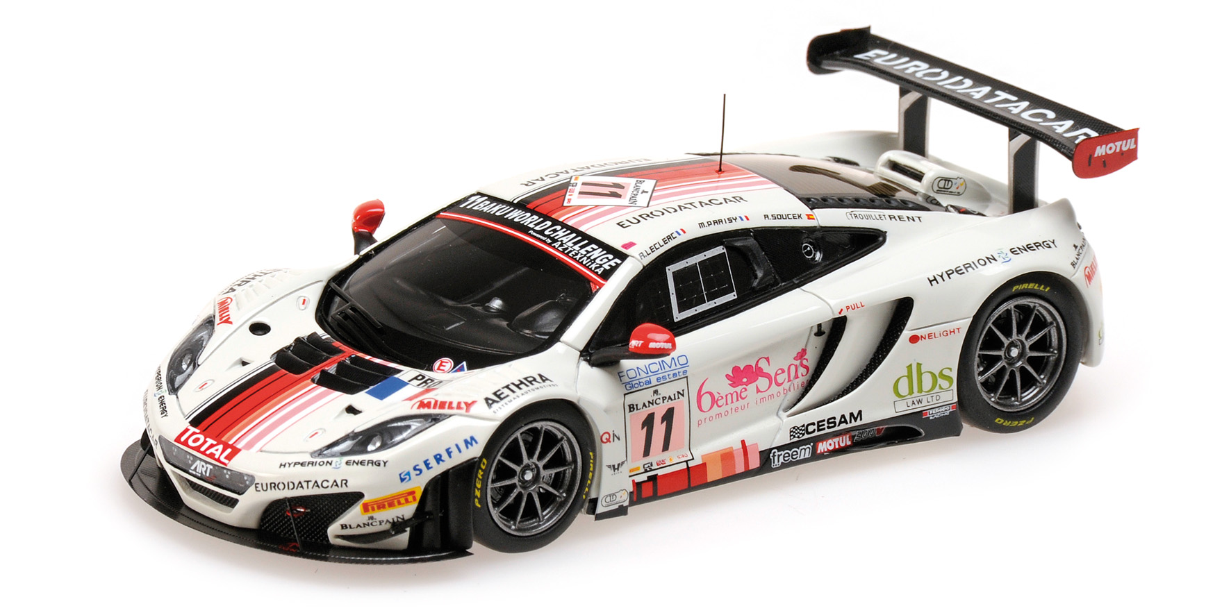 MCLAREN 12C GT3 - ART GRAND PRIX - LECLERC/PARISY/SOUCEK - 24H SPA 2013