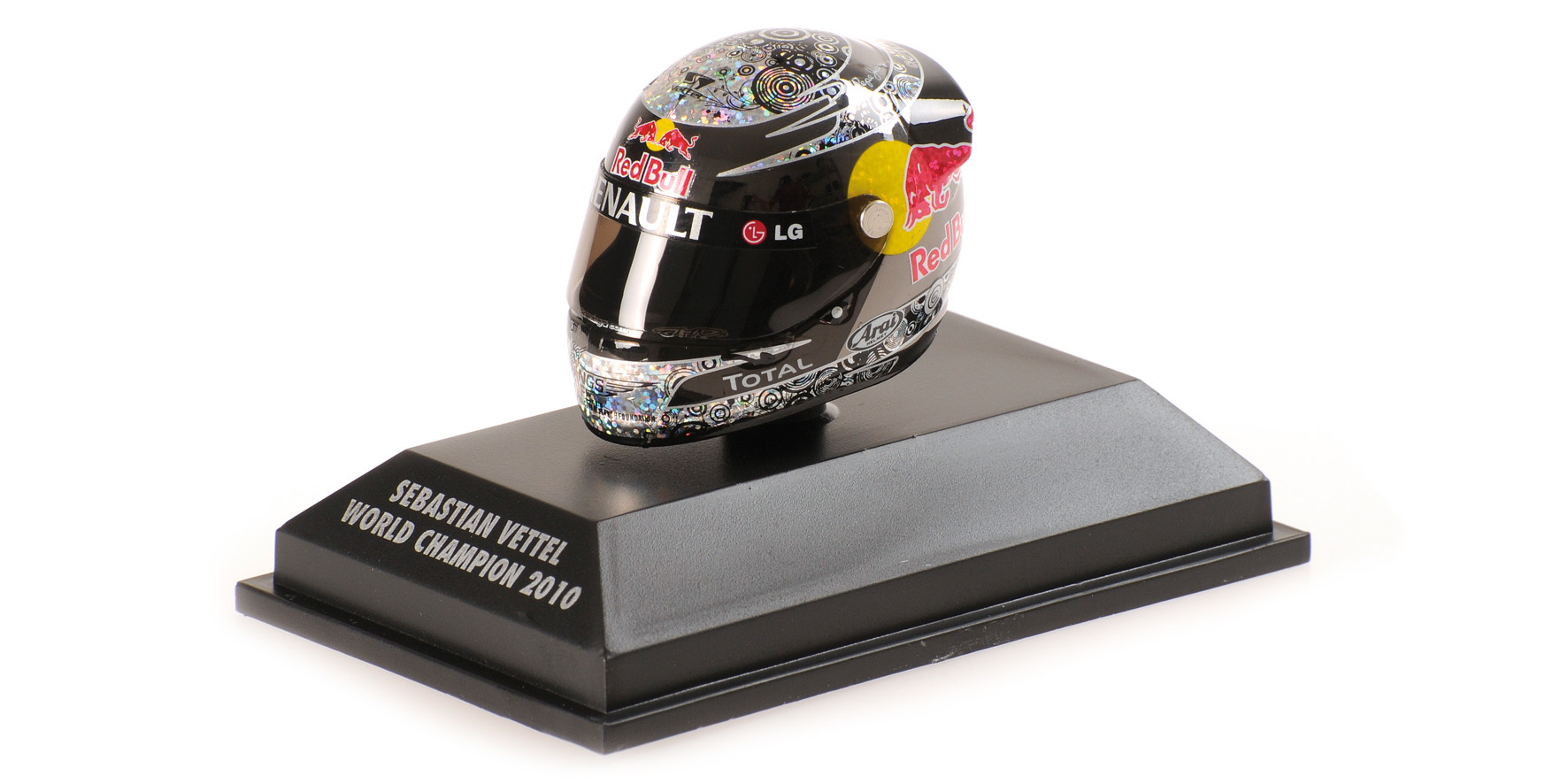 ARAI HELMET - SEBASTIAN VETTEL - ABU DHABI 2010 - WORLD CHAMPION