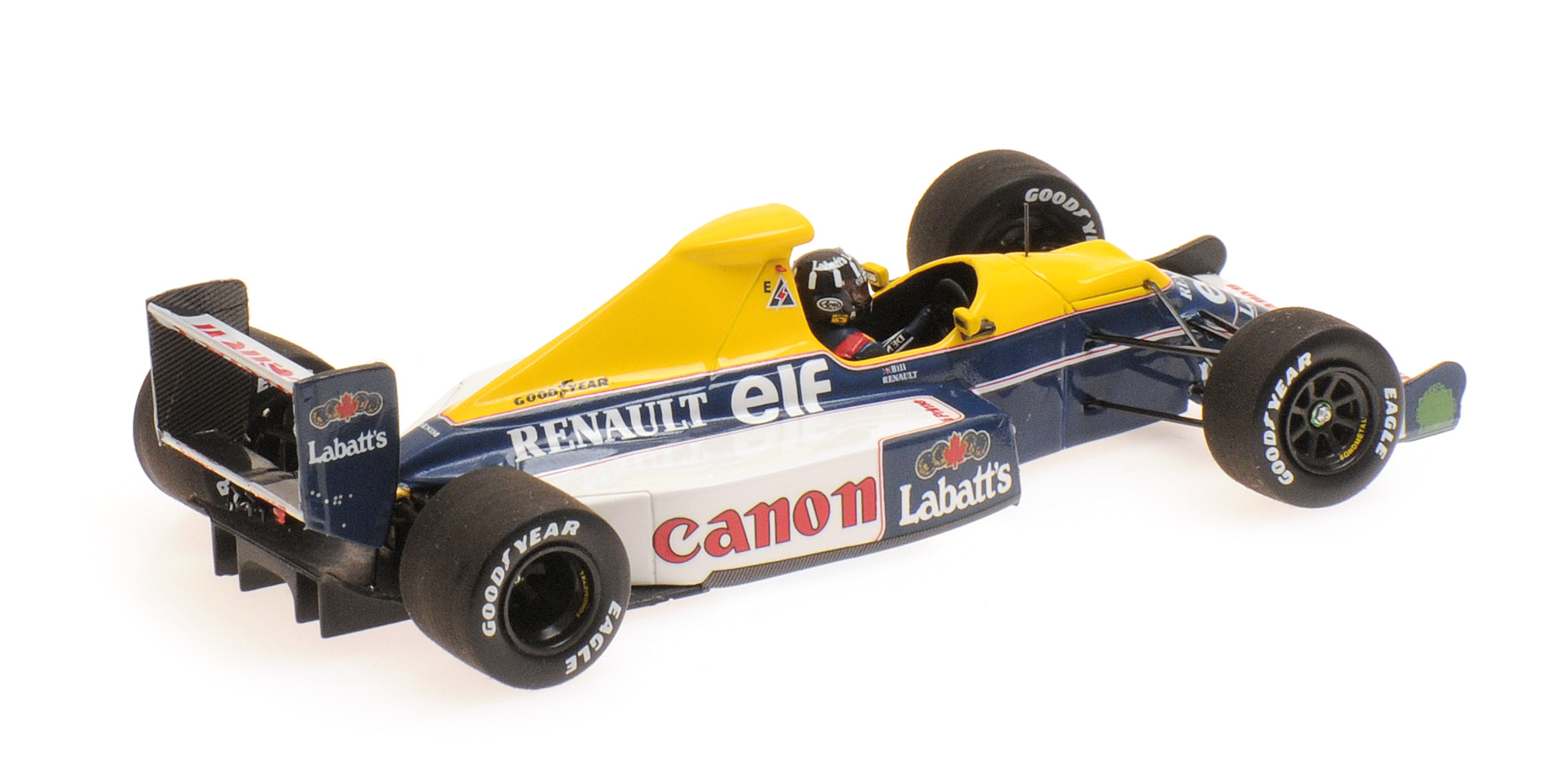 WILLIAMS RENAULT FW13B - DAMON HILL - F1 TESTING SILVERSTONE 19TH MARCH 1991