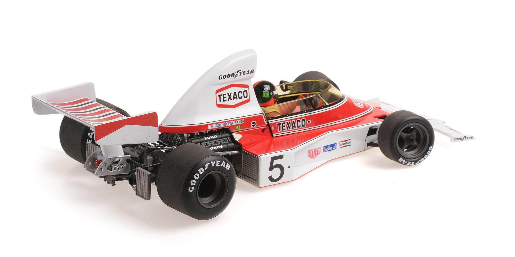 MCLAREN FORD M23 - EMERSON FITTIPALDI - WORLD CHAMPION 1974 - WITH ENGINE