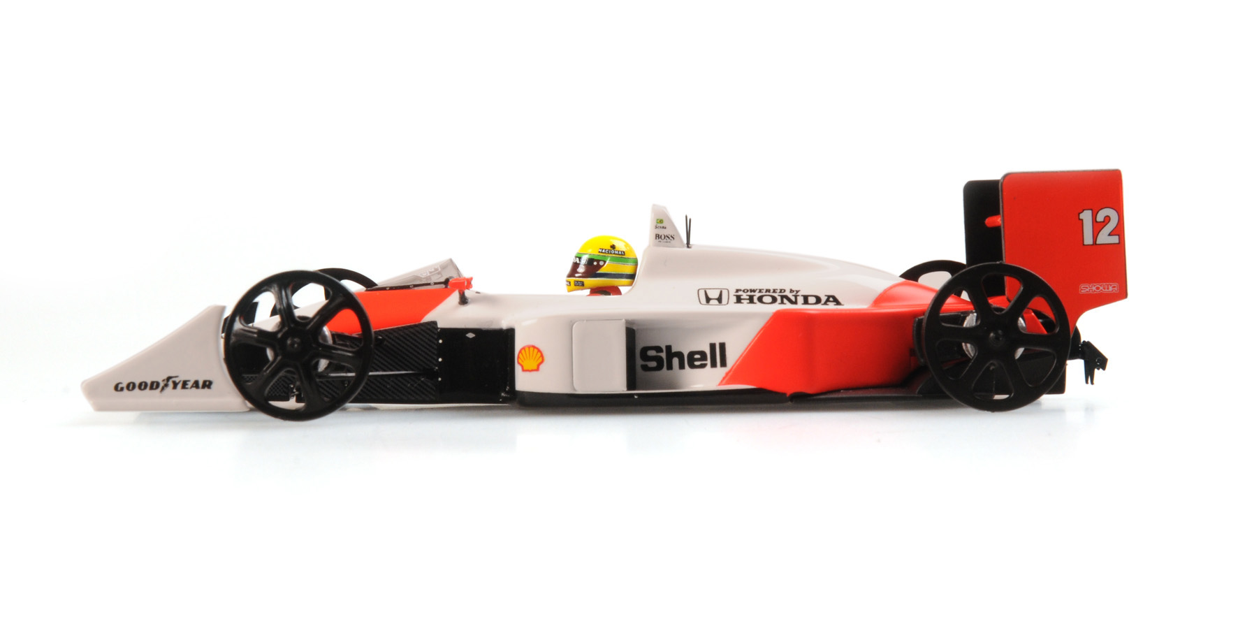 MCLAREN HONDA MP4/4 - AYRTON SENNA - 1988 - SETUP WHEELS CONFIGURATION - EXCL. MINICHAMPS.DE