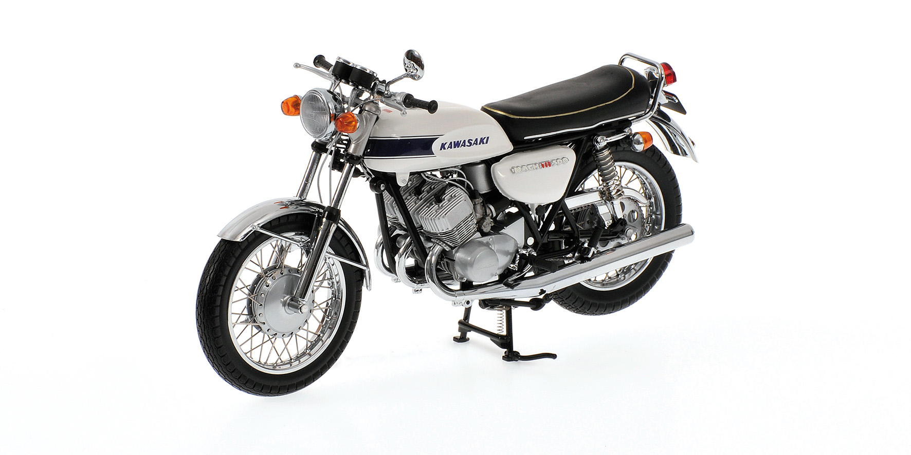 KAWASAKI H1 MACH III - 1968 - WHITE/BLUE