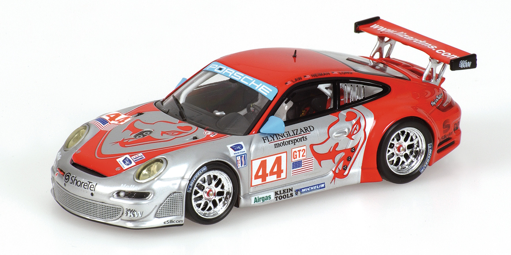 PORSCHE 911 GT3 RSR - LAW/NEIMAN/PECHNIK - TEAM FLYING LIZARD MOTORSPORT - ALMS 2007 LONG BEACH