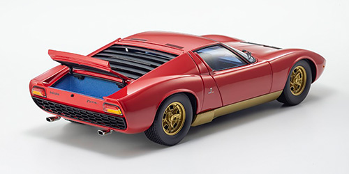 LAMBORGHINI MIURA P400 - RED/BLUE INTERIOR (08621RBL)