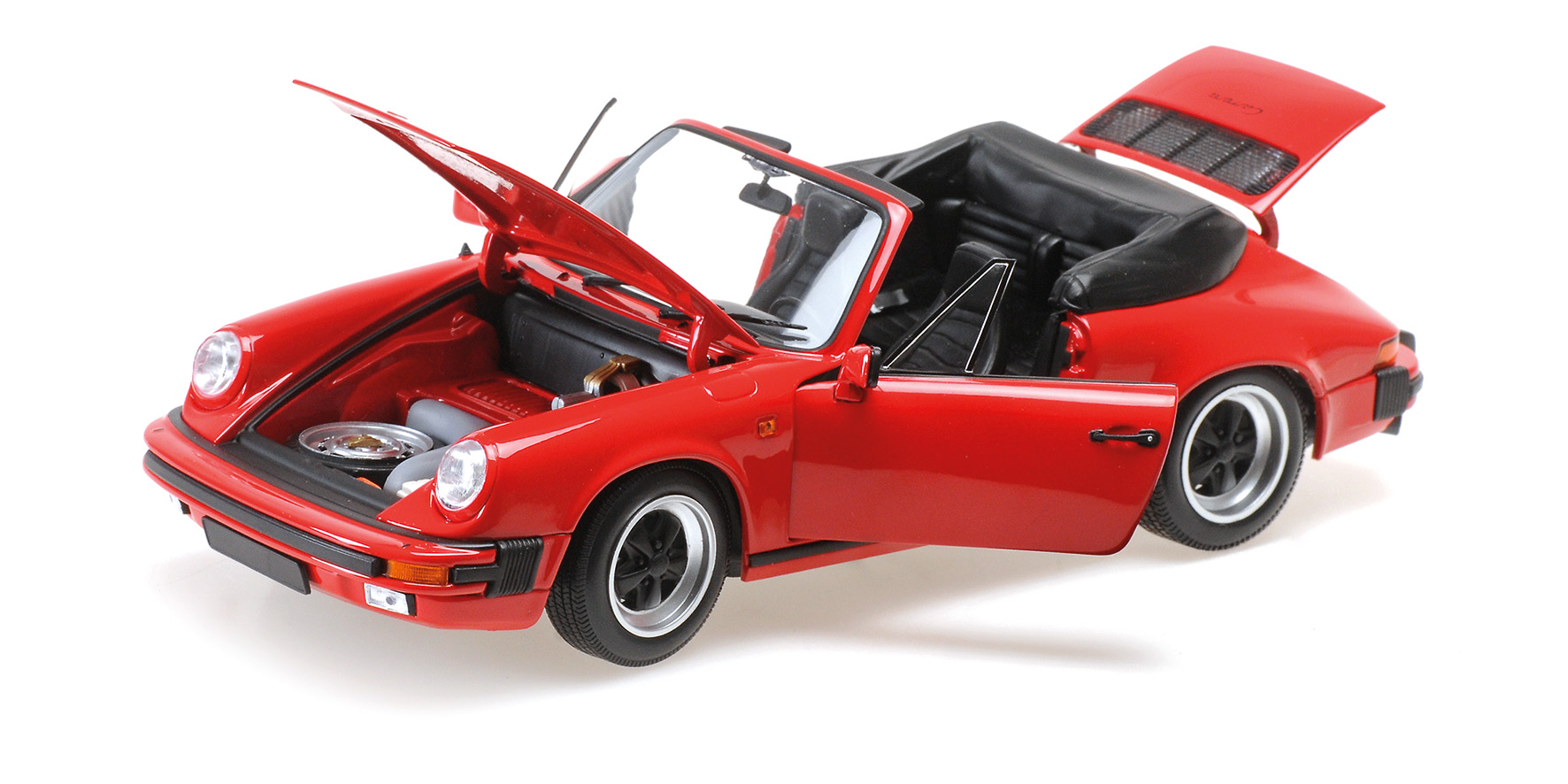 PORSCHE 911 CARRERA CABRIOLET 3.2 - 1983 - RED