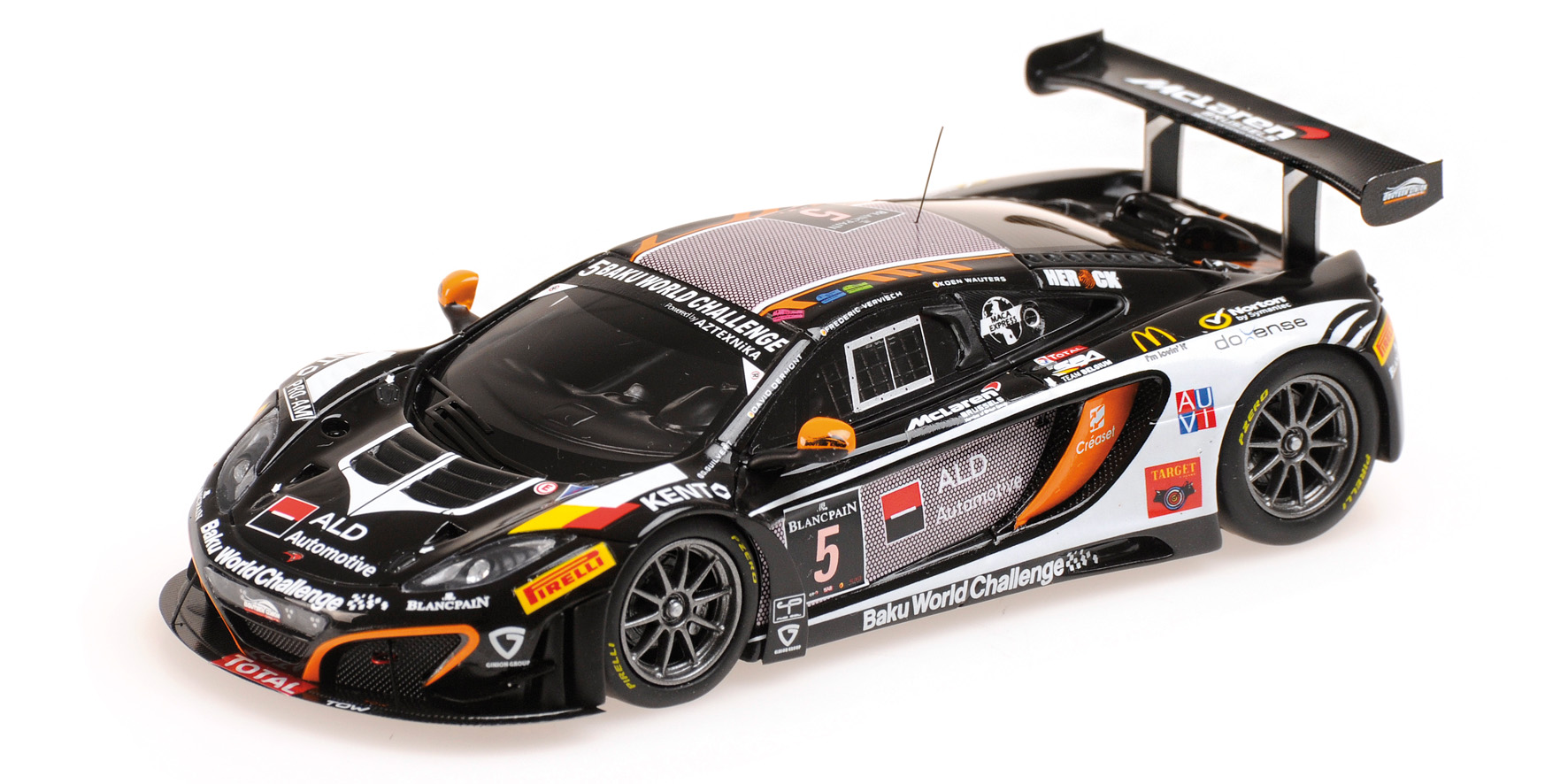 MCLAREN 12C GT3 - BOUTSEN GINION RACING - GUILVERT/DERMONT/VERVISCH/WAUTERS - 24H SPA 2013