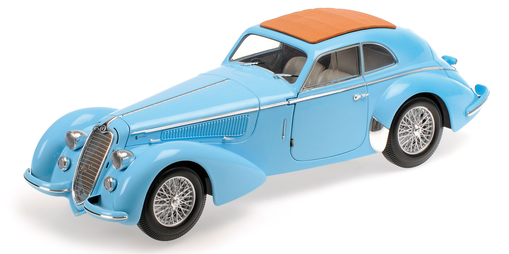 ALFA ROMEO 8C 2900 B LUNGO - 1938 - LIGHT BLUE