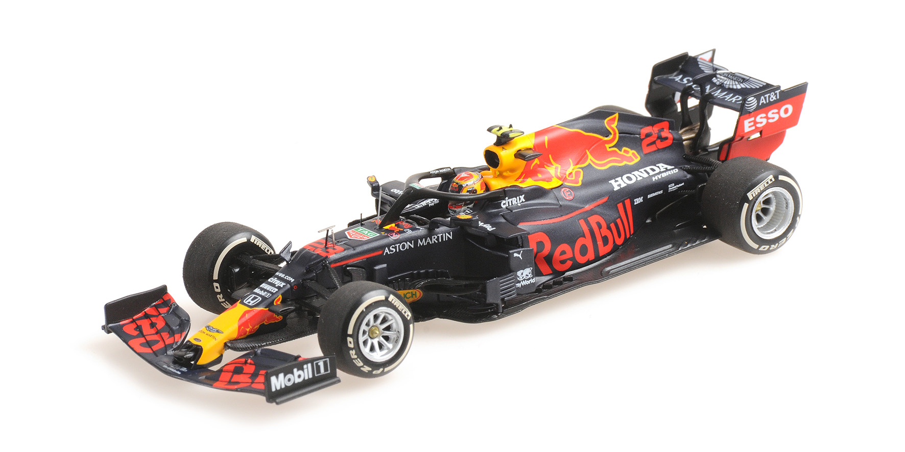 ASTON MARTIN RED BULL RACING RB16 - ALEXANDER ALBON - 70TH ANNIVERSARY GP 2020