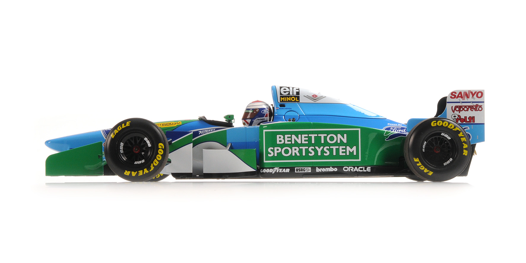 BENETTON FORD B194 - JOS VERSTAPPEN - 3RD PLACE HUNGARIAN GP 1994