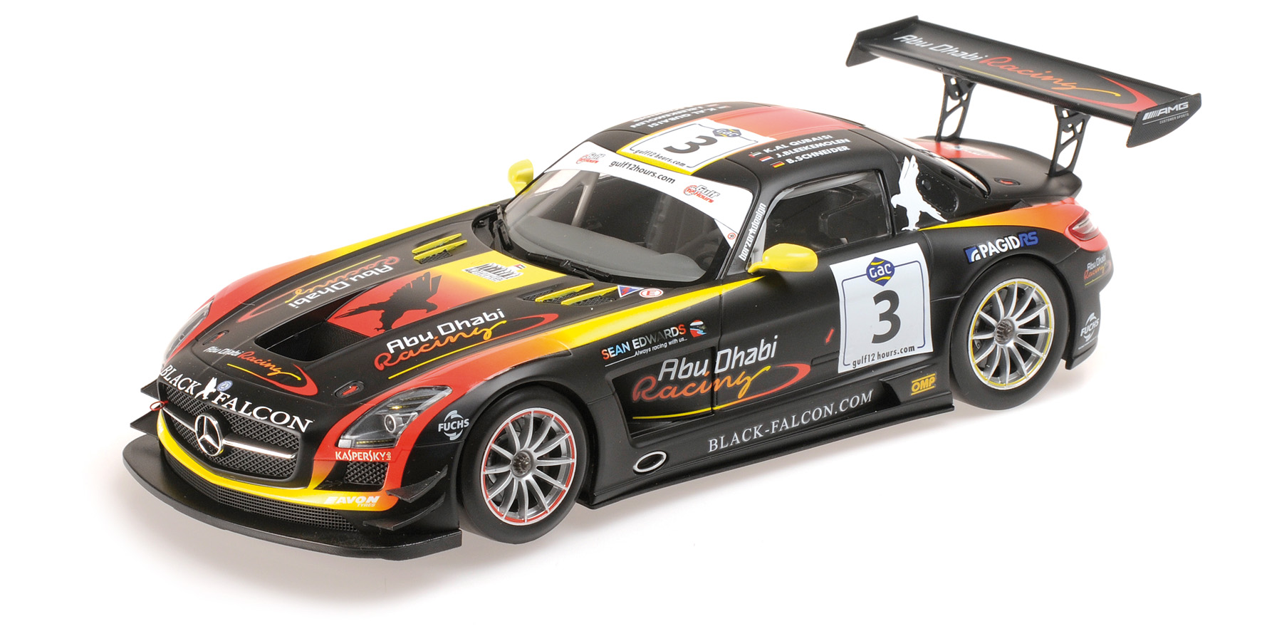 MERCEDES-BENZ SLS AMG GT3 - AL QUBAISI/BLEEKEMOELEN/SCHNEIDER - WINNERS 12H ABU DHABI